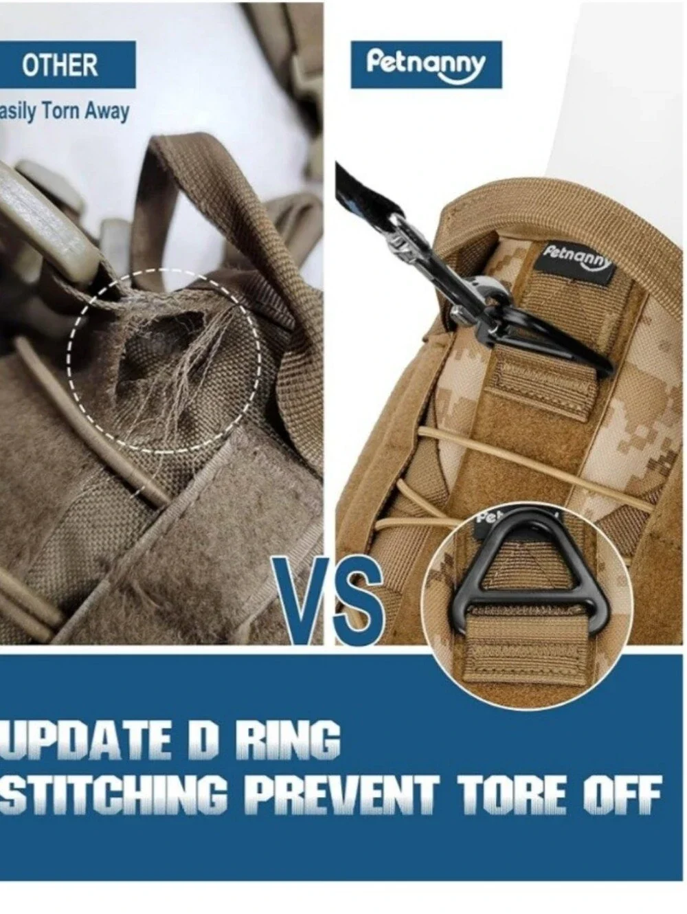 Petnanny Desert Camo Dog Harness/XL